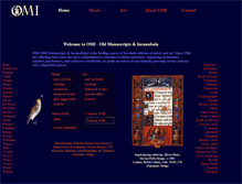 Tablet Screenshot of omifacsimiles.com
